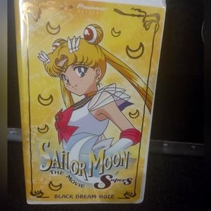 Sailor Moon Black Dream Hole Super S the movie vintage original VHS